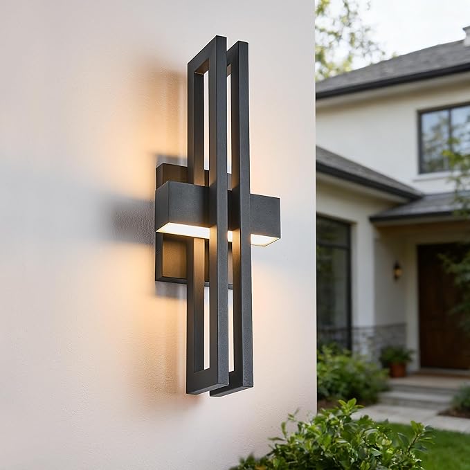 23Inch Large Modern Minimalist Outdoor Wall Light